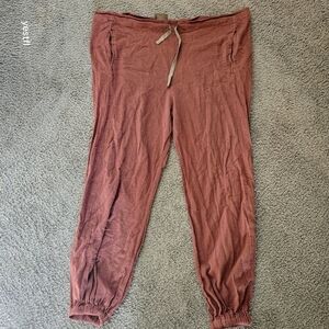 Electric Feathers drawstring lants rust M/L